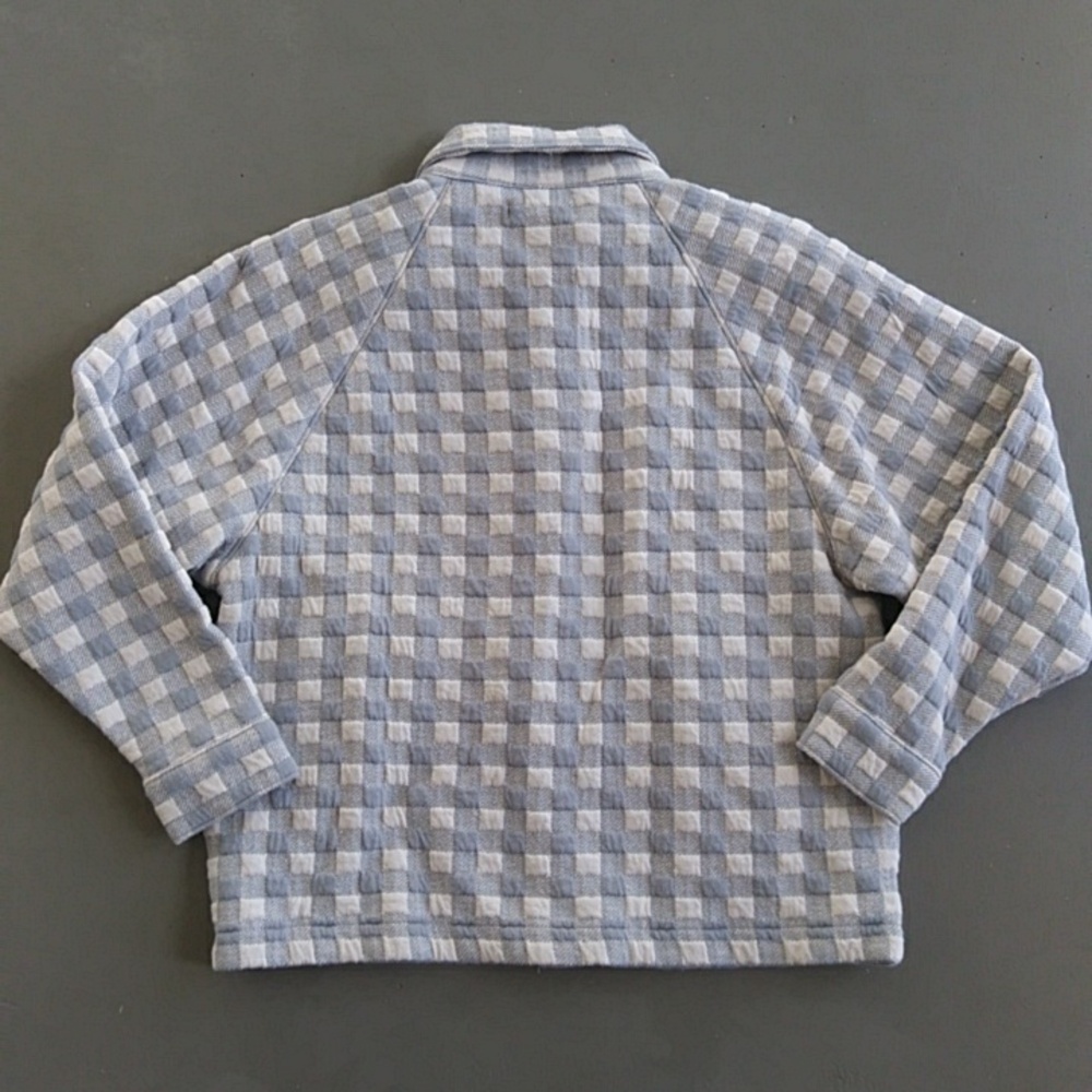 Madewell Gray Plaid Jacket - Picture 8 of 11